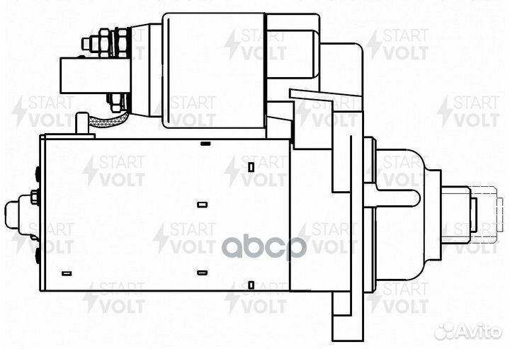 Стартер VAG Transporter T5 (03) /Multivan V (03