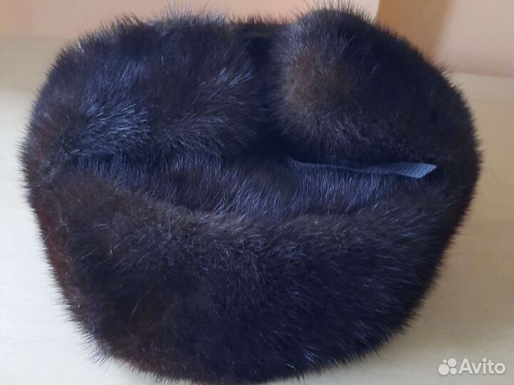 Норковая шапка мужская