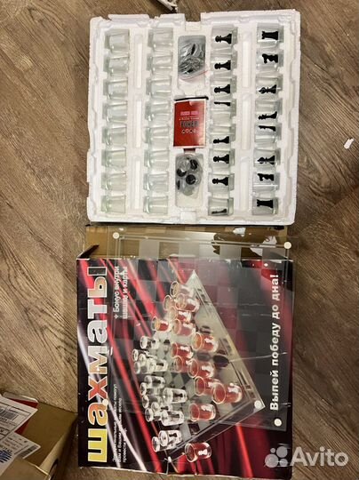 Набор-игра Пьяные Шахматы (шашки, карты), новый