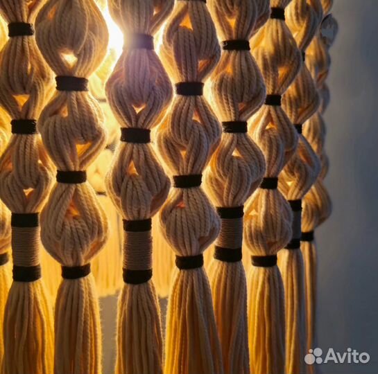 Абажур макраме