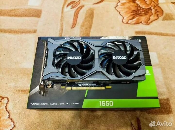Inno3D GeForce GTX 1650 twin X2 OC V3 4gb