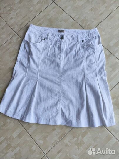 Юбка джинсовая белая Германия, Qiero