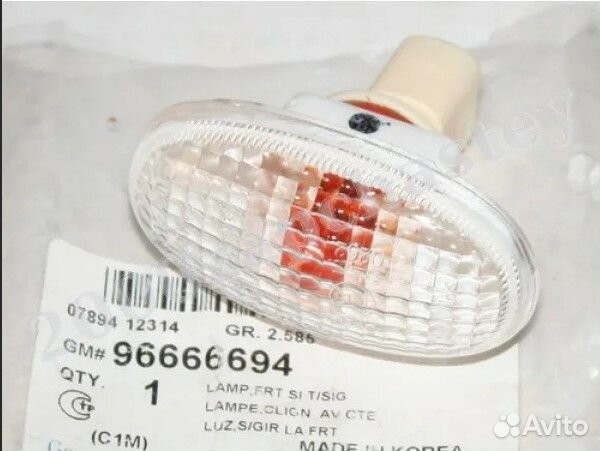 Повторитель поворотов Chevrolet Spark Matiz