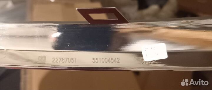 Молдинг переднего бампера левый opel insignia