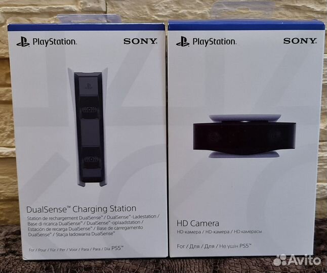 Зарядное станция Sony ps 5 + Камера HD комплект