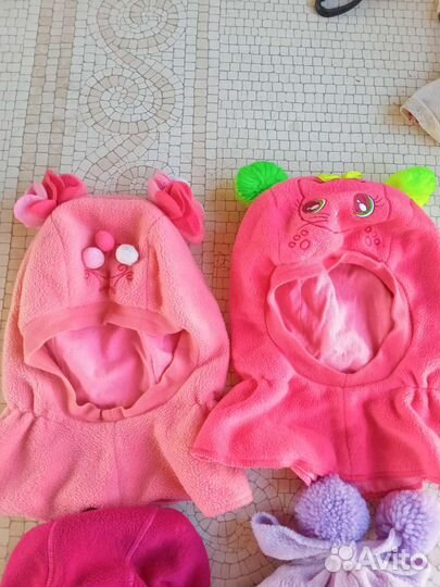 Шапка шлем для девочки