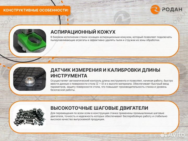 Фрезерно-гравировальный станок с чпу H 1515