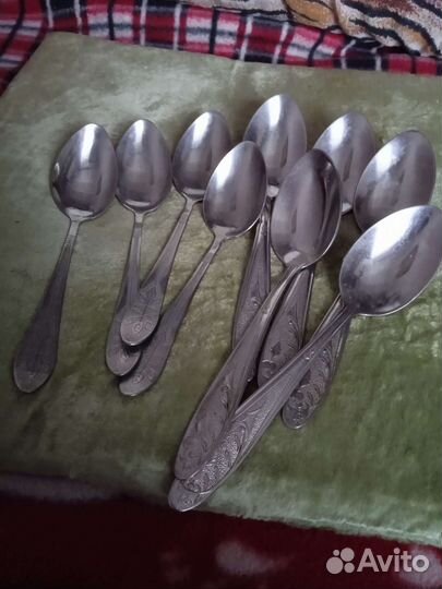Ложки вилки нержавейка СССР бу
