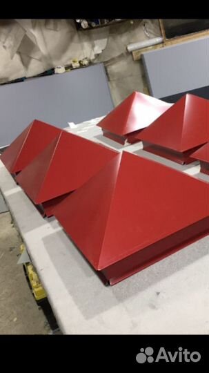 Колпаки на забор # 50