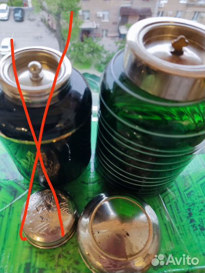 Чайница Лётц цветное стекло