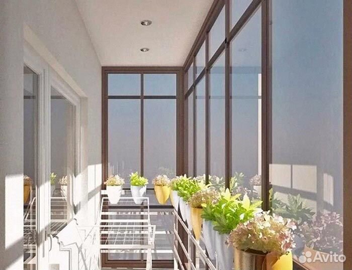 Остекление балкона, лоджии