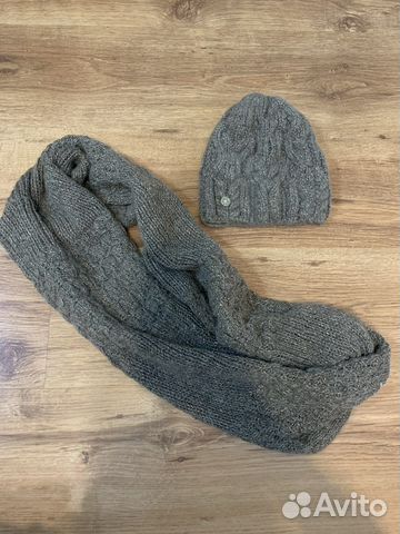 Комплект шапка и шарф женский