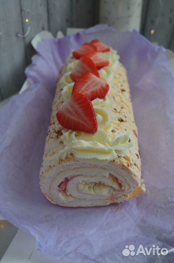 Меренговый рулет