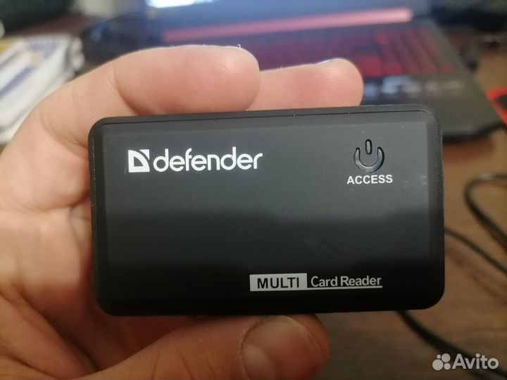 Универсальный картридер Defender USB 2.0, 5 слотов