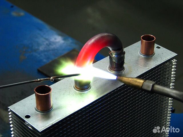 Запаять Пайка теплообменника газ Колонок Котлов