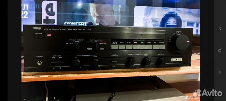 Редкий четырехканальный ресивер Yamaha AVC-30