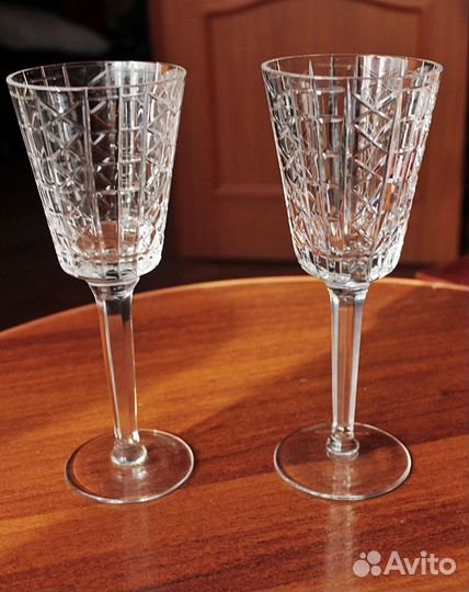Фужеры хрустальные СССР винтаж