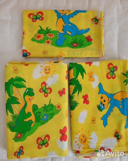 Постельное белье детское 1,5-спальное Дракончики