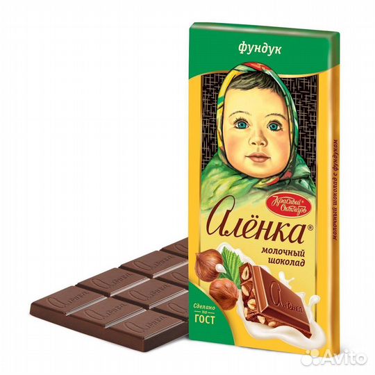 Шоколад алёнка с фундуком 90г