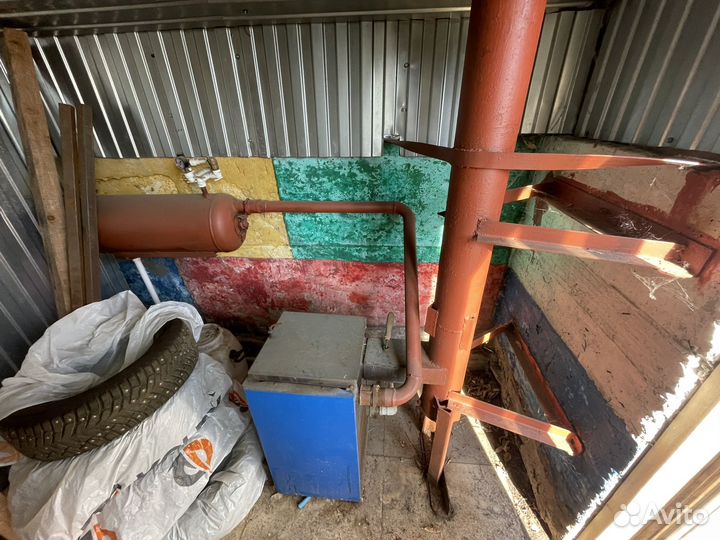 Печь длительного горения с трубой