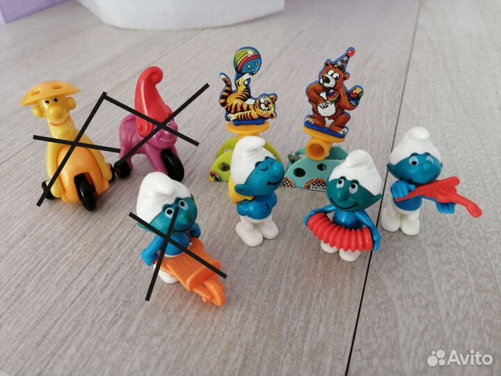 Игрушки из киндера 90х