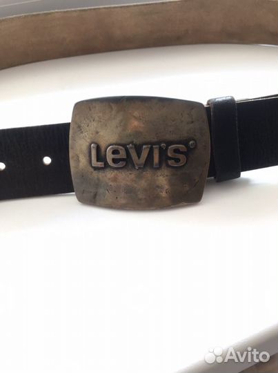 Ремень кожаный. Длина 113 см