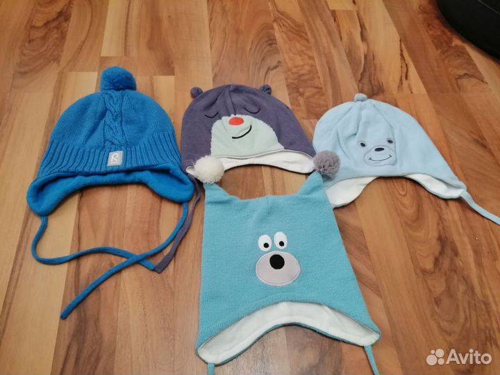 Шапки на мальчика Reima, Lassie р. 46-48