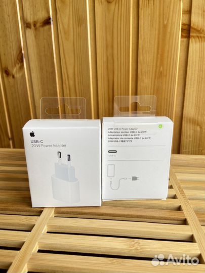 Блок питания Apple type-C для iPhone 20w