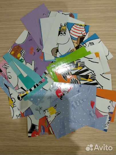 Наклейки Moomin. муми-тролль лента