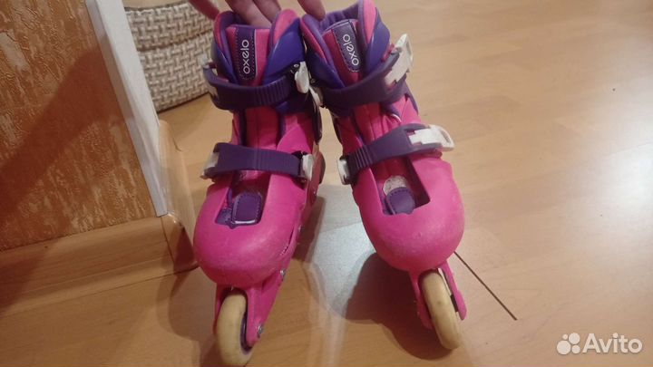 Роликовые коньки детские раздвижные