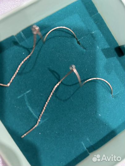 Золотые серьги