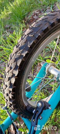 Самокат с надувными колёсами