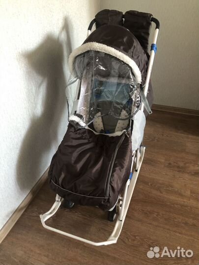 Детские санки коляска
