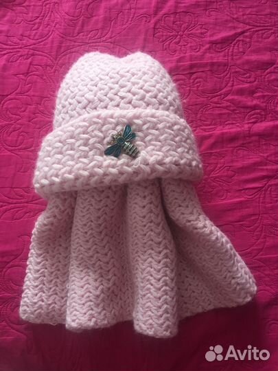 Комплект шапка+снуд