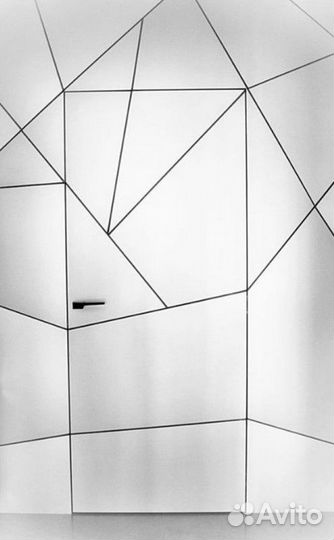 Скрытые двери под отделку