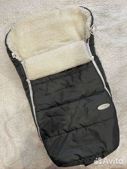 Зимний конверт в коляску