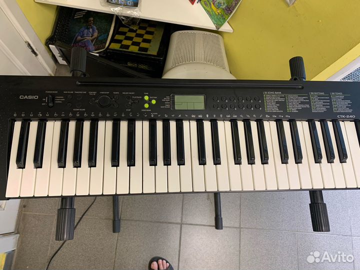 Синтезатор casio CTK-240 черный