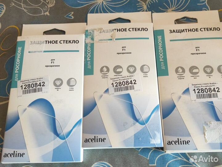 Защитное стекло на покофоне ф1