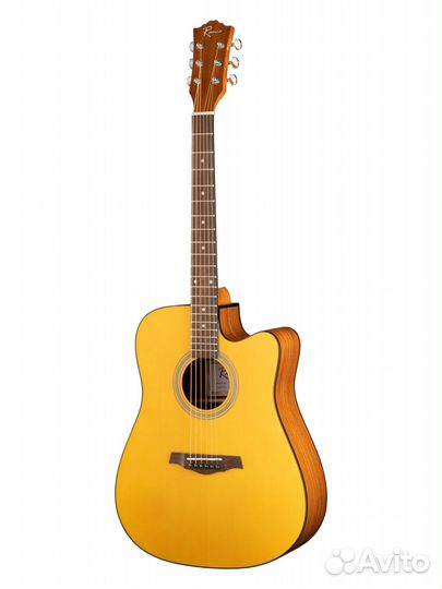 Акустическая гитара, с вырезом, Ramis RA-G02C