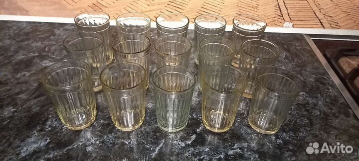 Стаканы граненые СССР