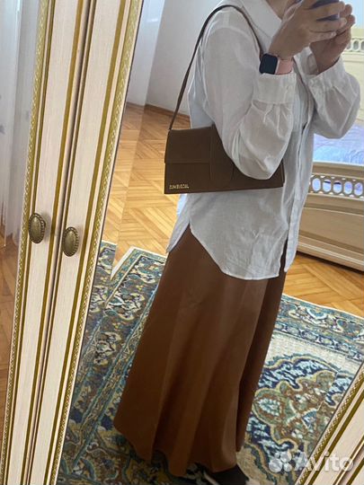 Кожаная юбка