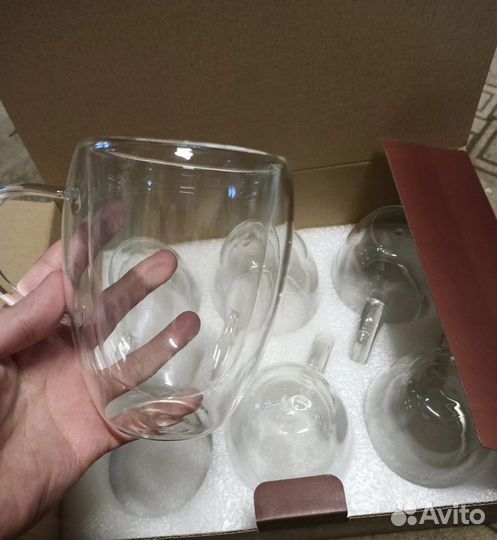 Кружка с двойным дном новая