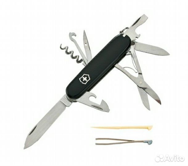 Перочинный нож мультитул Victorinox Climber черный