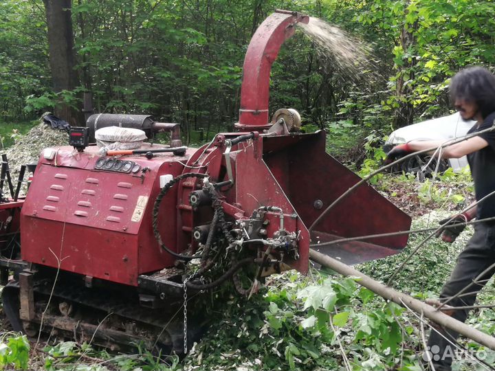 Аренда измельчителя дерева. стволов, веток