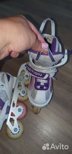 Детские ролики с защитой 26-31р