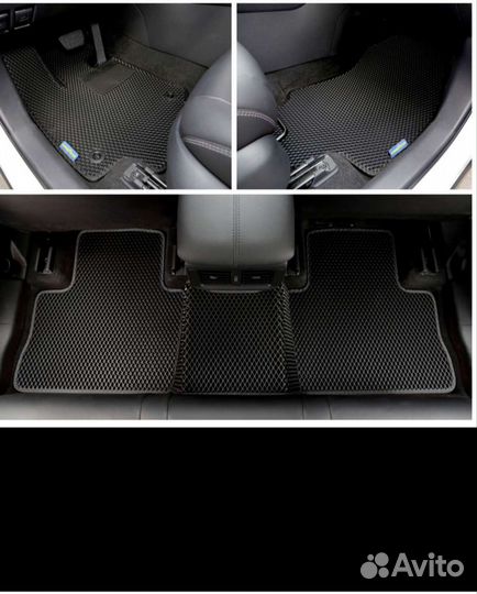 Автомобильные коврики eva на toyota RAV4 2019-2023
