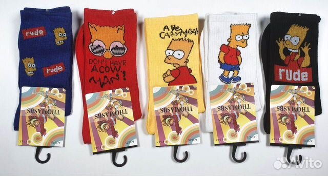 Носки мужские с Симпсонами