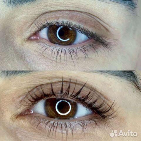 Ламинирование + ботокс ресниц + окраска