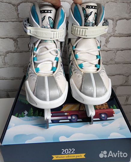 Коньки детские раздвижные Roces р. 30-34.5