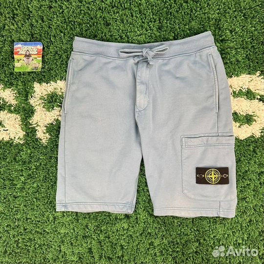 Шорты Stone Island Bermuda Cotton Shorts Blue